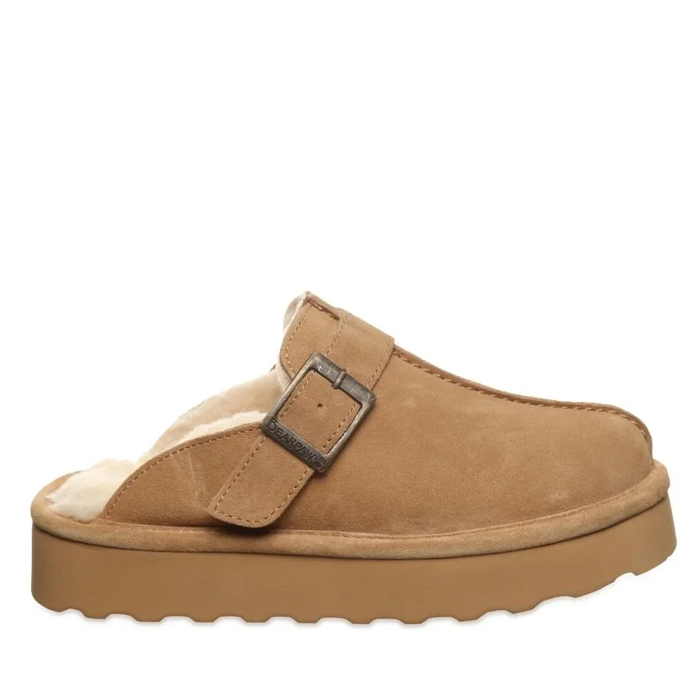 BearPaw Tan Ankle Booties - Picture 1 of 5